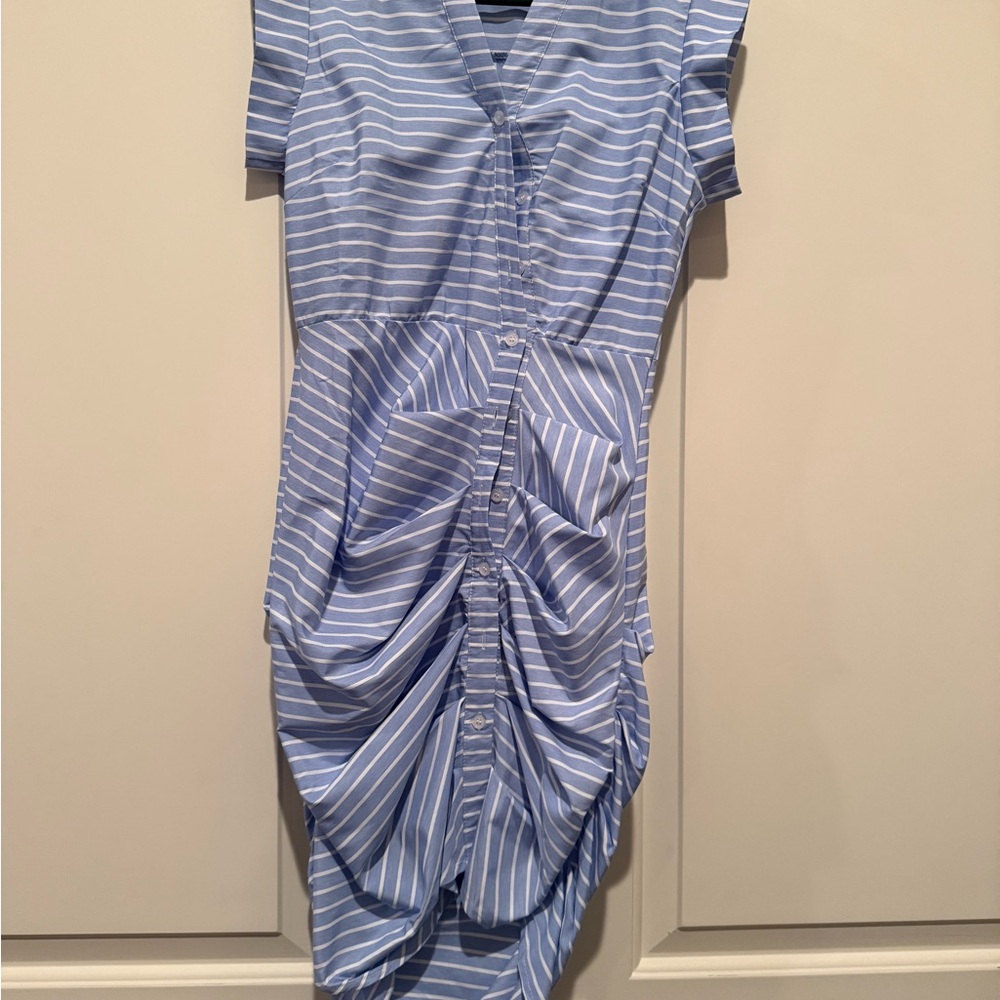 Striped Blue Dress